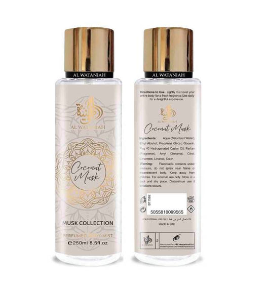 Perfumed Body Mist 250ml - Coconut Musk