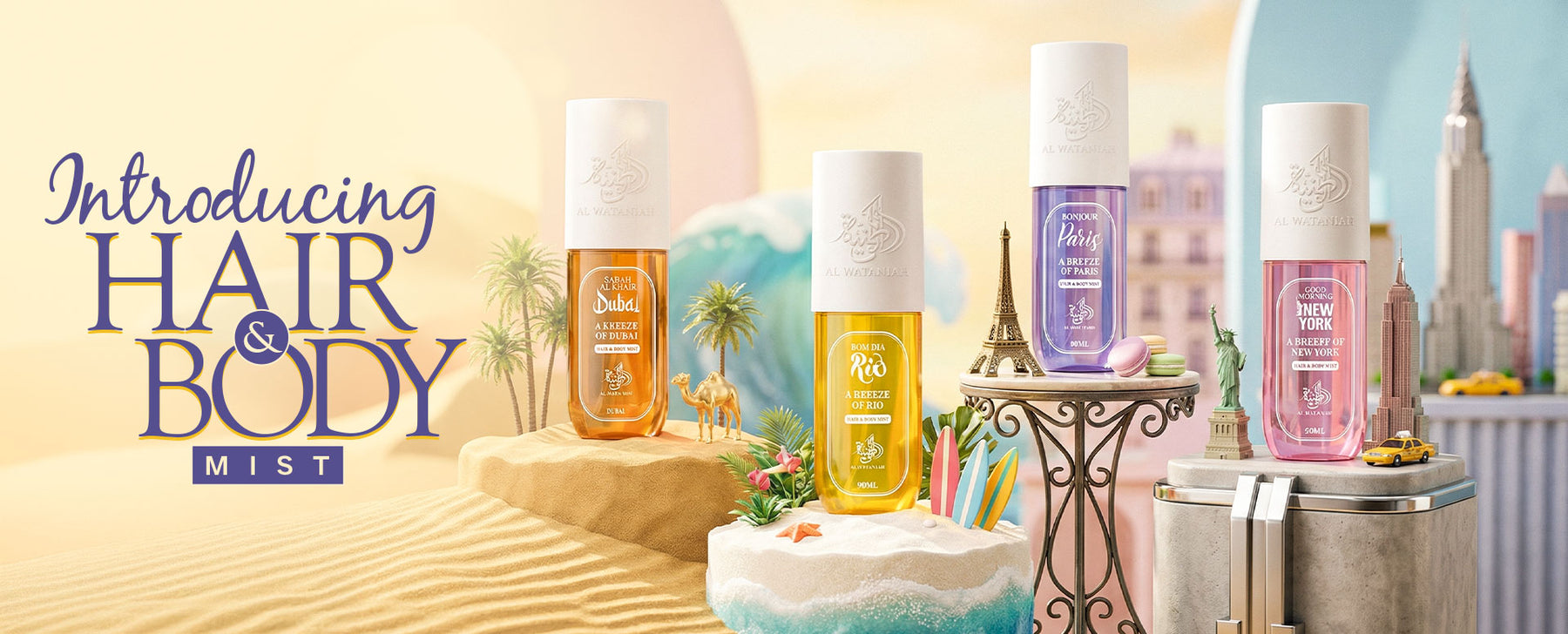 Hair and Body Mist Banner - Alwataniah