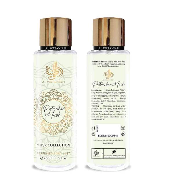 Perfumed Body Mist 250ml - Pistachio Musk
