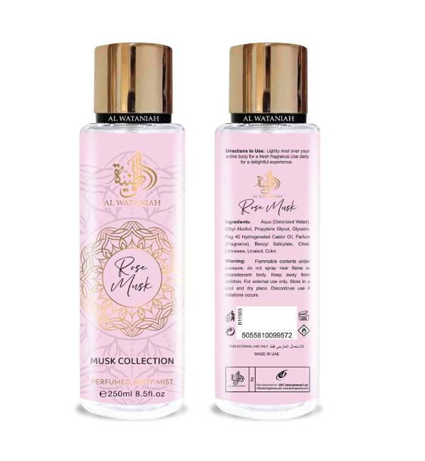 Perfumed Body Mist 250ml - Rose Musk