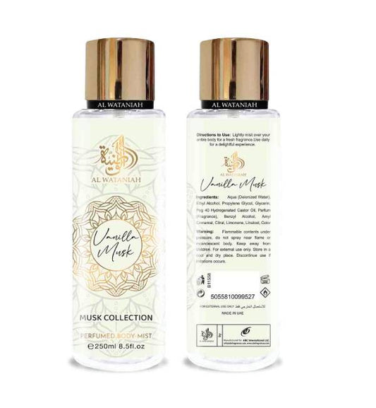 Perfumed Body Mist 250ml - Vanilla Musk